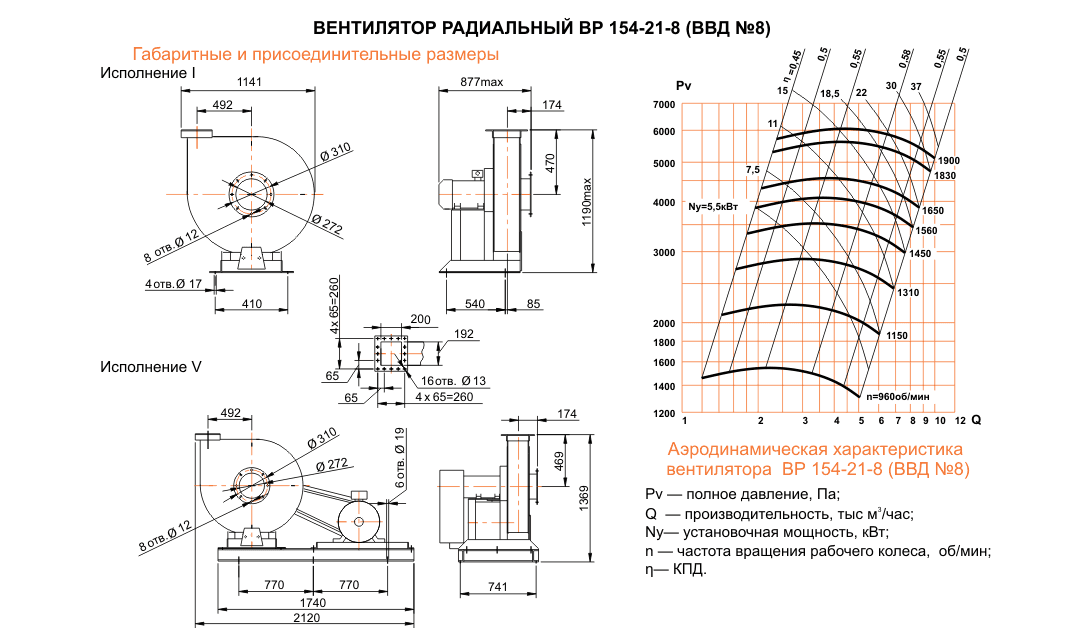 ВВД (ВР 154-21) №8 исполнение №5