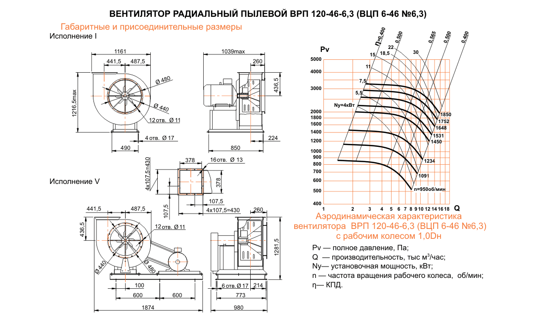 ВЦП 6-46 (ВРП 120-46) №6,3 Исполнение №1