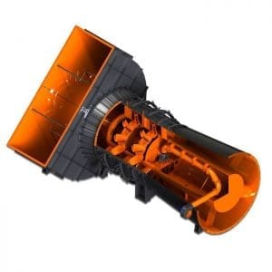 ДОД-28,5 Дымосос осевой двухступенчатый